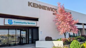Exterior of Kennewick main office building