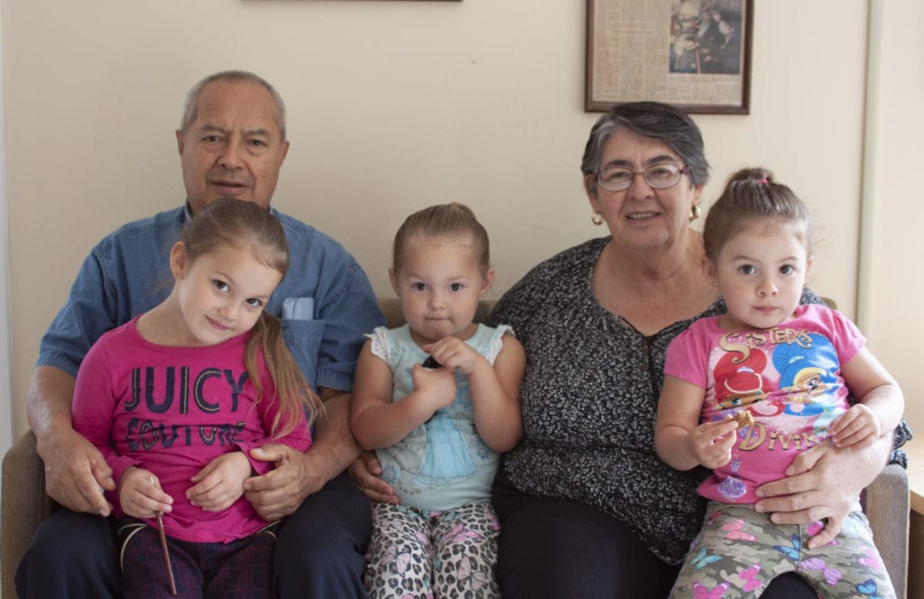 Family helped by Familias Unidas