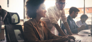 Startup business people programmer group working as team to find solution to problem