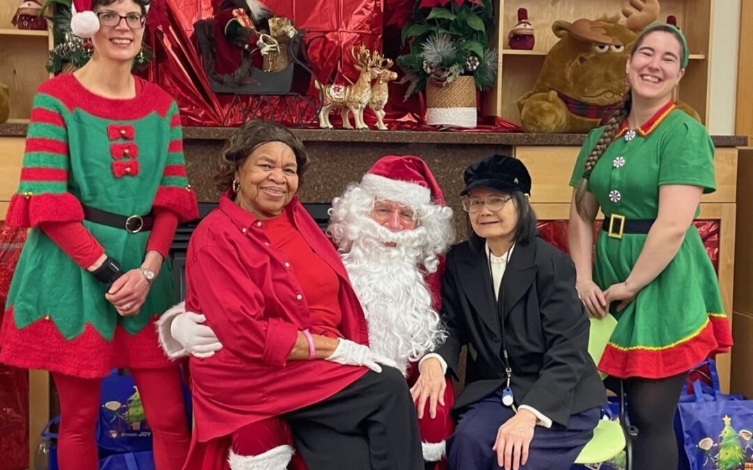 Christmas spirit can be found wherever Santa for Seniors team goes